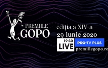 Gala Premiilor Gopo: 29 iunie, ora 19:30, LIVE pe PRO TV PLUS și premiilegopo.ro