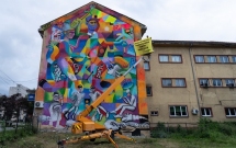 Mural Greenpeace și Valea Jiului Implicată, la Petroșani // Valea Jiului - Valea Viitorului