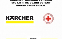 Kärcher România donează dezinfectant biocid profesional, prin intermediul Crucii Roșii Române, în contextul Covid-19