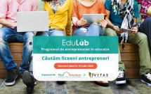 Tinerii din mediul rural pot aplica acum la Edulab – programul online de antreprenoriat în educație