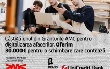 UniCredit Bank și Asociația Brand Minds lansează granturi pentru transformarea digitală a afacerilor mici și mijlocii în valoare totală de 30.000 de euro