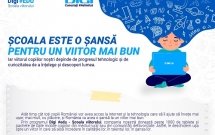 Digi#EDU. Școala viitorului oferă acces la internet și tablete copiilor din mediul rural