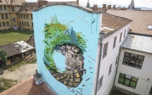 Cea mai mare lucrare de artă stradală din România va fi la Sibiu // Peste 1.600 metri pătrați de culoare completează Turul de Street Art