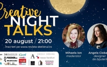 Creative Night Talks – platformă de conferinţe online marca Revista Atelierul