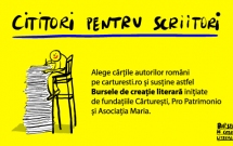 Cărturești anunță detaliile de înscriere în cadrul programului de burse și rezidențe de creație literară "Cititori pentru scriitori"