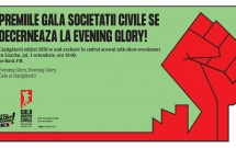 PREMIILE GALA SOCIETĂȚII CIVILE 2020 SE DECERNEAZĂ LA EVENING GLORY