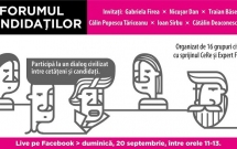 16 grupuri civice organizează duminică, 20 septembrie, un forum online cu candidaţii la Primăria Capitalei