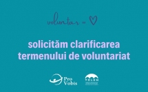 141 de organizații solicită autorităților clarificarea publică a termenului de voluntariat