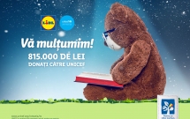 Lidl susține accesul la educație de calitate pentru copiii din medii vulnerabile și donează cu sprijinul clienților săi 815.000 de lei către UNICEF