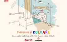 #Curățenie&Culoare - renovarea completă a unei secții a Institutului Național de Sănătate a Mamei și Copilului Alessandrescu-Rusescu București
