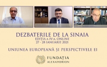 Cea de-a IV-a ediţie a „Dezbaterilor de la Sinaia” a avut ca temă provocările şi viitorul Uniunii Europene