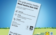 Lidl introduce un nou bon prietenos cu mediul, realizat dintr-o hârtie termică inovatoare