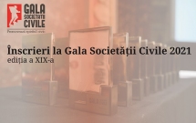 Organizațiile parte din sectorul asociativ din România pot înscrie proiecte la Gala Societății Civile 2021 până pe 27 mai