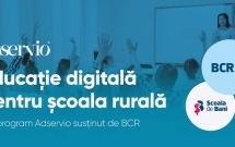 Adservio și Școala de Bani lansează programul „Educație digitală pentru școala rurală”