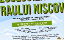 Șapte acțiuni de ecologizare în fiecare sâmbătă pe valea Nișcovului și afluenții săi