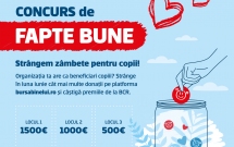 Bursa Binelui lansează un Concurs de FAPTE BUNE în luna copiilor