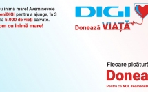 DIGI donează viață, cu obiectivul de a ajunge la încă 650 de donatori și 5.000 de pacienți ajutați, până la finalul anului