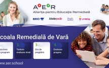 Alianța pentru Educație Remedială lansează Școala de Vară – un program gratuit pentru elevii din clasele V-VIII