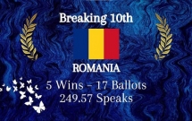 Echipa Națională a României la Dezbateri face performanță la Campionatul Mondial