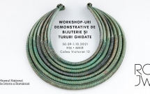 Workshop-uri demonstrative de bijuterie și tururi ghidate la Muzeul Național de Istorie a României în cadrul Romanian Jewelry Week 2.0