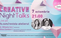 Creative Night Talks în octombrie - despre PR cultural, makerspace, artă contemporană și interdisciplinară