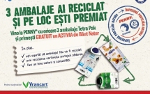 Danone România și PENNY invită consumatorii să colecteze ambalaje TetraPak în 30 de magazine ale retailerului din București și Ilfov