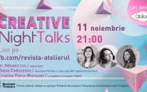 Despre design şi comunitate creativă la conferințele online Creative Night Talks din noiembrie