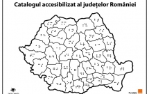 Primul catalog tactil interactiv al județelor României