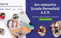 Școala Remedială A.E.R. își reia cursurile pentru peste 2.000 de elevi de clasele I-VIII