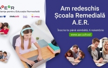 Școala Remedială A.E.R. își reia cursurile pentru peste 2.000 de elevi de clasele I-VIII