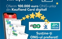 Utilizatorii Kaufland Card digital pot vota ONG-urile pe care Kaufland România le sprijină cu 100.000 euro