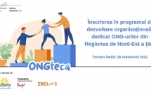 A început etapa de înscriere în programul de dezvoltare organizațională oferit de „ONGteca” pentru 30 de ONG-uri din Regiunea de Nord-Est a țării