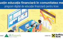 Începe a cincea ediție a competiției pentru licee „Susțin educația financiară în comunitatea mea”