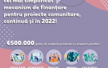 €500.000 gata să susțină ONG-urile mici și instituțiile de învățământ, prin programul Start ONG în 2022