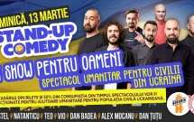 Stand-upperii Costel, Natanticu, Teo, Vio, Dan Badea, Mocanu și Tutu au strâns 33.000 EURO pentru ucrainienii afectați de război