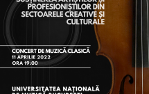 Concert de muzică clasică oferit de muzicieni debutanți, primul din stagiunea proiectului „Tinere Talente – Susținerea artiștilor și profesioniștilor din sectoarele creative și culturale”