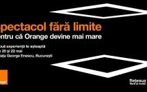 Orange România îmbină inovația și arta într-un show inedit în Piața George Enescu  din București, 20-22 mai