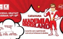 Începe Caravana Akademia Kinderland, ediția 2022: școala mobilă de alimentație sănătoasă pentru copii ajunge în sudul țării