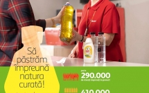 Peste 290.000 de români s-au implicat în campania de colectare și reciclare a uleiului alimentar uzat demarată de Auchan
