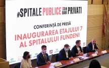 Etajul 7 al Institutului Clinic Fundeni, renovat printr-un proiect  al Asociației Metropolis