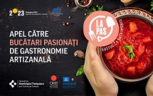 Apel pentru bucătari pasionați de gastronomie artizanală: Gustul ca patrimoniu