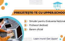 Pregătește-te din timp cu Upper.School pentru  Evaluarea Națională și Bacalaureat