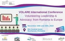Coaliția pentru Voluntariat organizează VOLARE International Conference, eveniment cu participare internațională