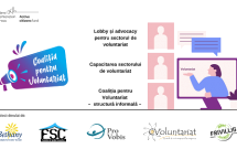 Coaliția pentru Voluntariat - actor relevant în îmbunătățirea cadrului de reglementare a activității de voluntariat la nivel național