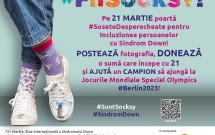 De ziua Internațională a Sindromului Down, Special Olympics România provoacă oamenii să poarte #SoseteDesperecheate și să premieze Campionii