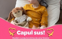 ”CAPUL SUS!” – campanie a Asociației Magic dedicată fetițelor și adolescentelor care și-au pierdut părul în urma chimioterapiei