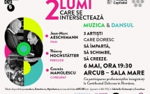 „DOUĂ LUMI CARE SE INTERSECTEAZĂ” – UN SPECTACOL DE IMPROVIZAŢIE CE EXPLOREAZĂ RELAŢIA  DINTRE MUZICĂ ŞI DANS