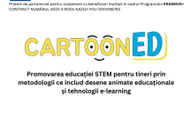 Promovarea educației STEM pentru tineri prin metodologii ce includ desene animate educaționale și tehnologii e-learning
