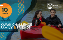 Kayak Challenge Family & Friends a deschis înscrierile! Cea mai prietenoasă competiție pentru sportivii amatori practicanți de caiac și SUP  a ajuns la ediția a 2-a
