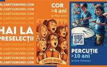 Cantus Mundi anunță o nouă sesiune de preselecții pentru cor și percuție în București